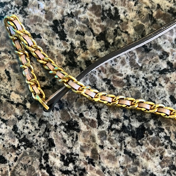 Tory Burch Blush Quilted Leather & Chain Crossbody - Picture 3 of 16